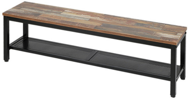 도리퍼니처 아이언 1200 블랙 거실장, 빈티지