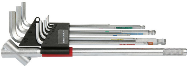 썬키 롱볼렌치 세트 핸들 SBW-9P, 1세트