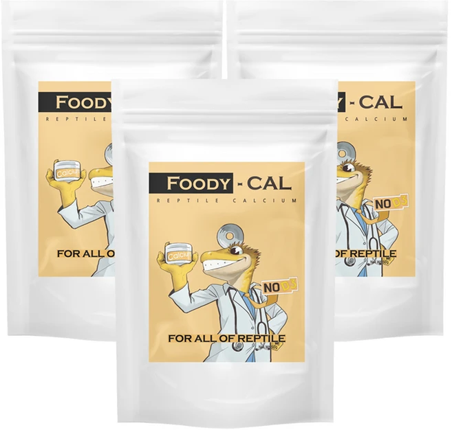 푸디웜 푸디 칼 노 D3 파충류 사료, 3개, 50g - 쿠팡