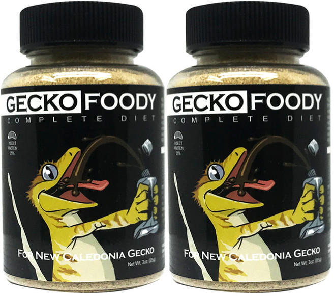 푸디웜 게코 푸디 인섹트 사료, 85g, 2개