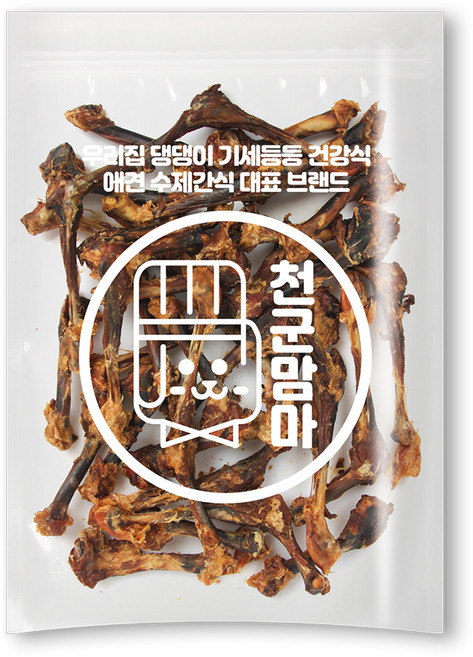 천군맘마 강아지 수제 간식, 오리도가니맛, 500g, 1개