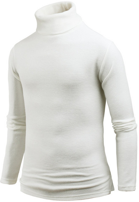다꾸앙 남성용 겨울 기모 터틀넥 폴라 티셔츠 ts4144