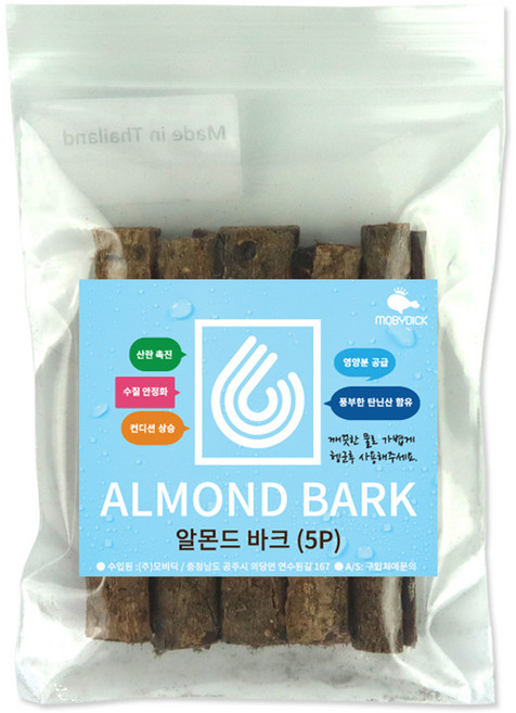 모비딕 알몬드 바크 5p, 60g, 1개