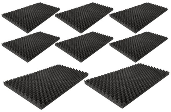 올폼 접착 난연 방음 흡음재 500 x 1000 mm, 8개