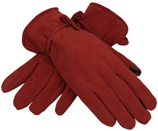 나야스타일 방한 패션 장갑, 레드(DJRO-45-1), 1개