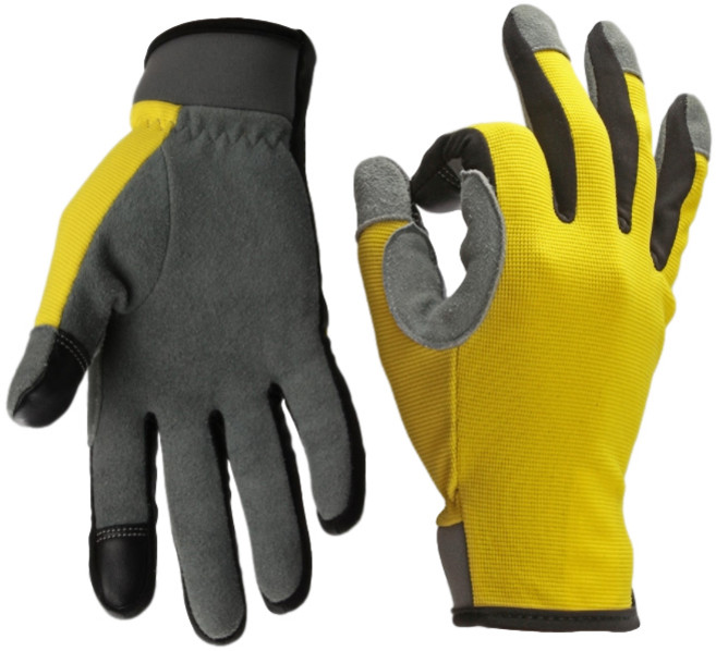 나야스타일 겨울용 아웃도어 장갑 DJRO-51-1, 옐로우, 1개