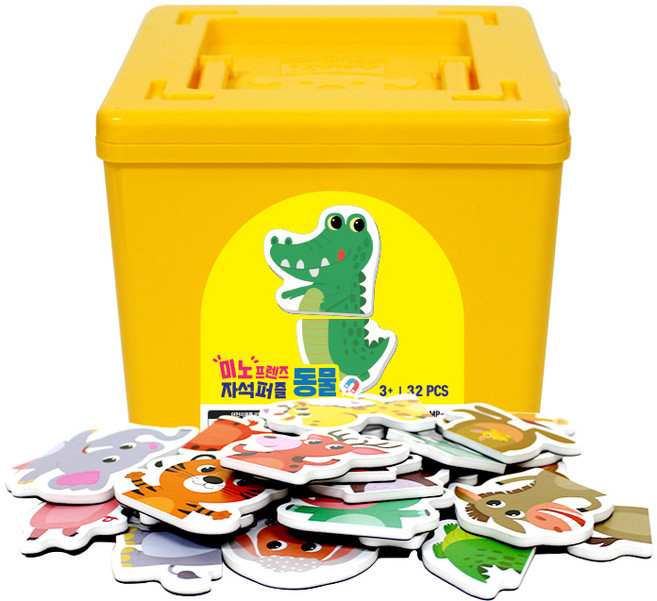 아리아띠 미노 프렌즈 자석퍼즐, 동물, 1개