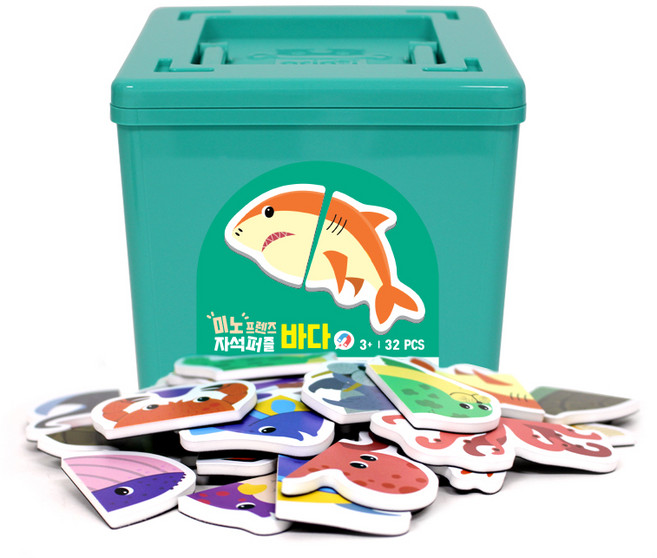 아리아띠 미노 프렌즈 자석퍼즐, 바다, 1세트