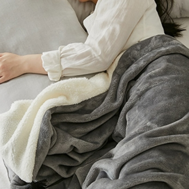 베베데코 도톰 코지 양털 극세사 담요