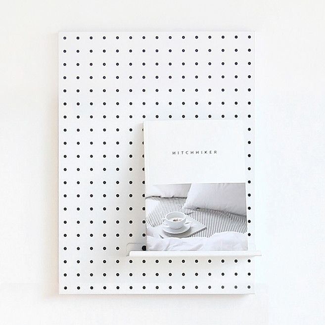 타공판닷컴 인테리어 메쉬보드 30 x 50 cm, 1개, 화이트