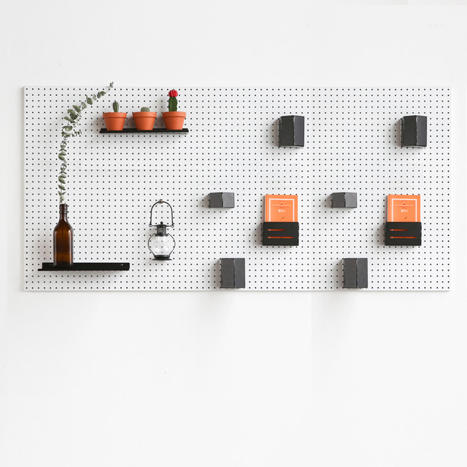 타공판닷컴 인테리어 원형 타공판 700x1500mm, 1개, 화이트