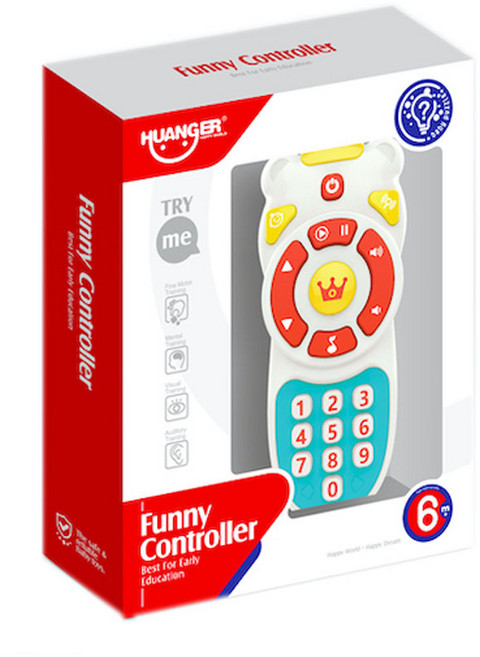 후앙어 베이비 아기 리모컨 멜로디완구 huanhe0529, 혼합색상, 1개
