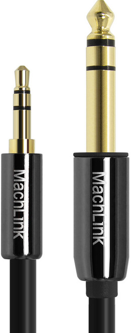 마하링크 3극 스테레오 TO 5.5/6.3 TRS 스테레오 케이블, ML-6S015 (1.5m), 혼합색상