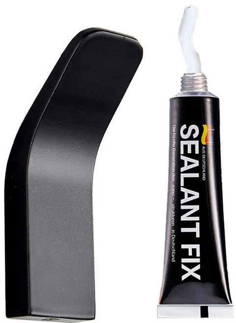 모나코올리브 메탈라인 후크 + 실란트픽스, 블랙, 1세트