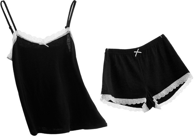 세븐어클락 여성용 나시 + 쇼츠 럽미모어 파자마 세트