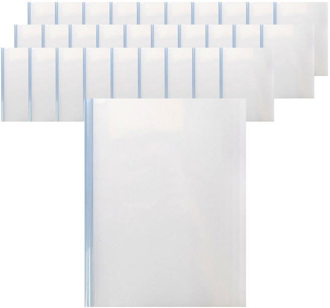 에코청운 둥근 쫄대화일 6mm A4, 투명, 30개