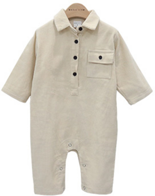 베베나인 겨울 골덴카라 우주복