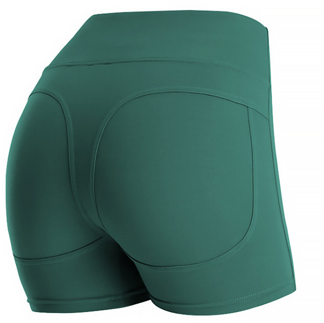 알럽핏 여성용 하이웨이스트 포켓 요가 숏팬츠