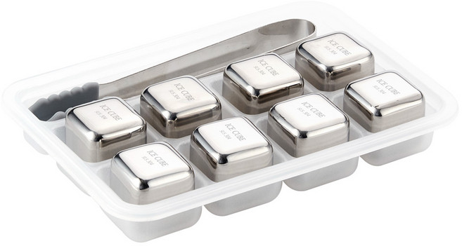 조은리빙 아이스큐브 8p + 집게 세트, 1세트