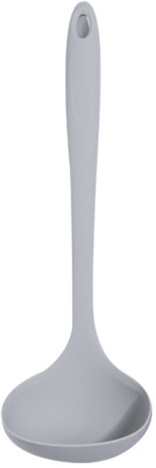 키친팩토리 파스텔 실리콘 미니 국자, 그레이, 1개