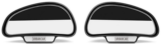 어반카 차량용 사이드 보조 미러 블랙, 전차종, 2개
