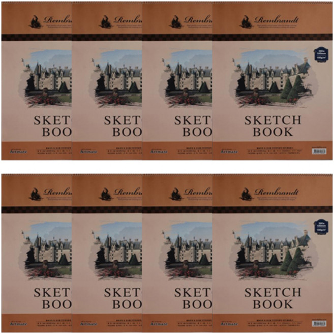 아트메이트 스케치북 180g x 8p, 4절, 10매