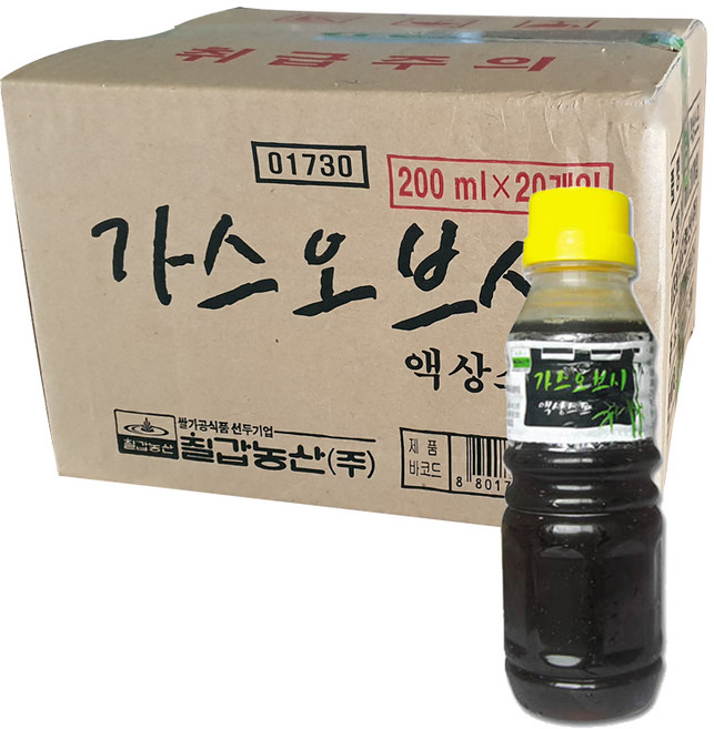 Chilkab Nongsan 蕎麥麵沾醬, 200ml, 20瓶