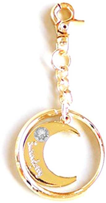 디랩 탄생석 달키링 열쇠고리, 4월 다이아몬드, 1개