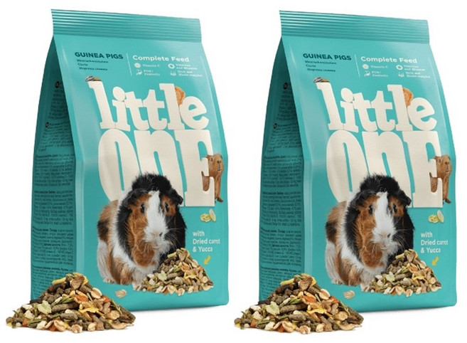 리틀원 푸드 기니피그 사료 31022, 900g, 2개