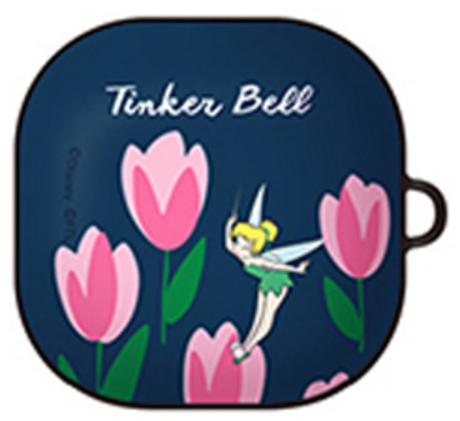 Tinkerbell 迪士尼 愛麗絲 Buds Live / Buds2 / Buds Pro 保護殼 鑰匙圈型, 單一商品, 海軍藍Tinkerbell