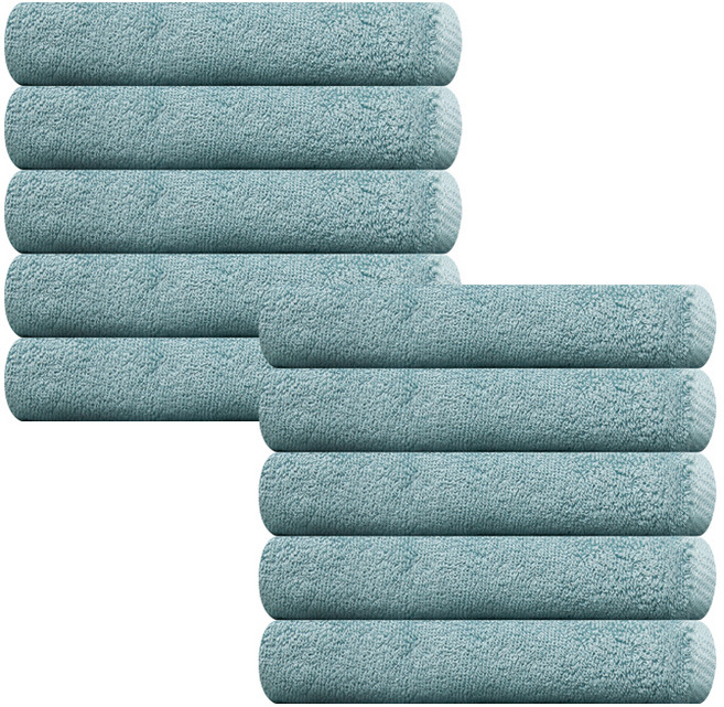 송월타월 무지 타월 150g 30수 면사, 터키스, 10개