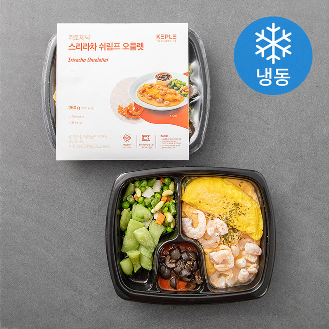 닥터키친 키토제닉 스리라차 쉬림프 오믈렛 (냉동), 260g, 2팩