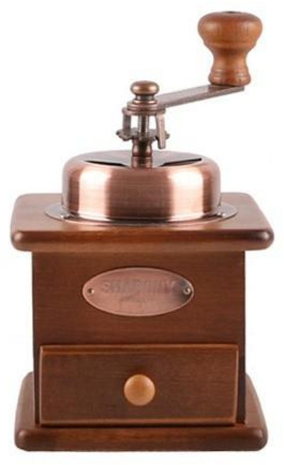 HOMART 원목 수동 핸드밀 커피그라인더 FK-122, 혼합색상, 1개