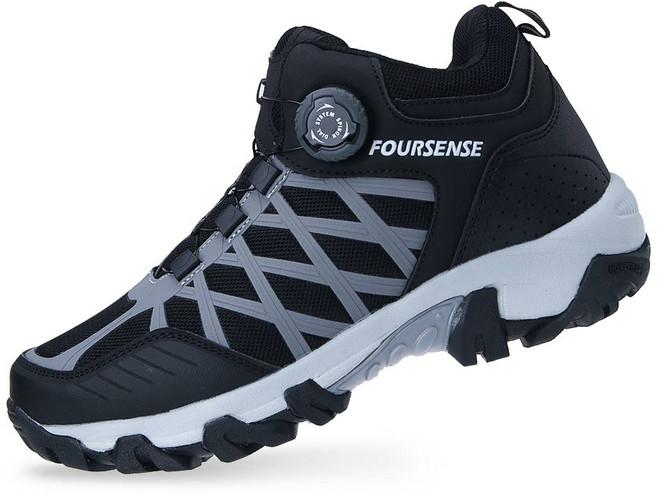 포센스 남성용 하이탑 다이얼 등산화 FEA830ZX