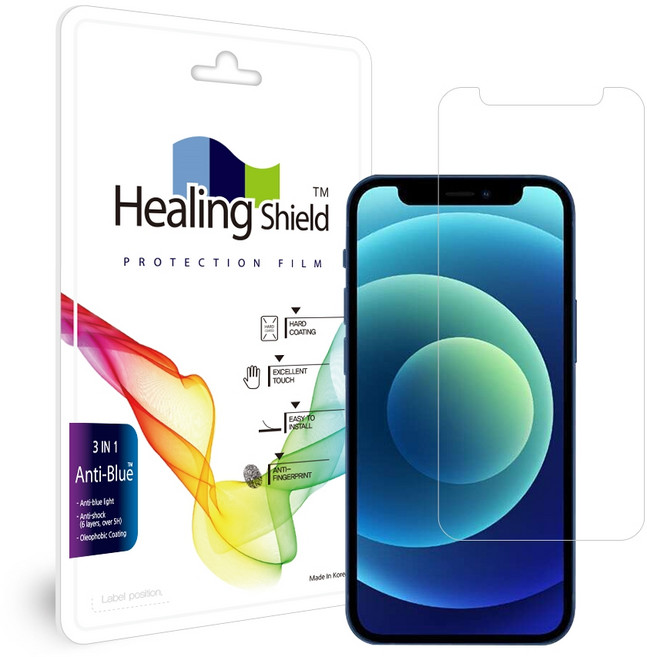 힐링쉴드 블루라이트차단 휴대폰 액정보호필름, 1개