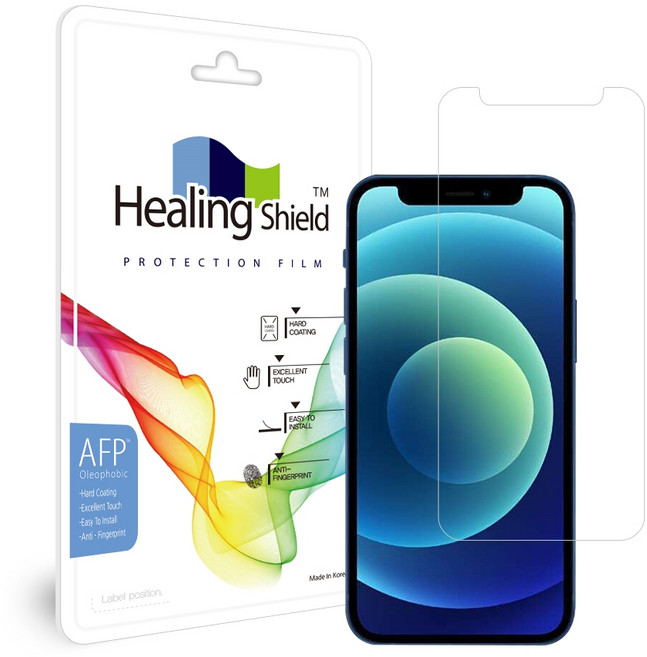 힐링쉴드 올레포빅 휴대폰 액정보호필름, 1개