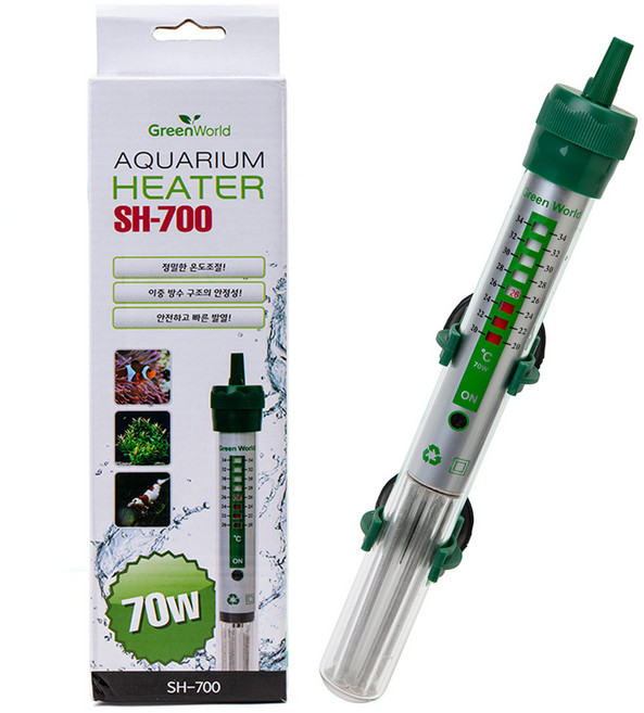 그린월드 자동조절 수족관 히터 SH-700, 1개