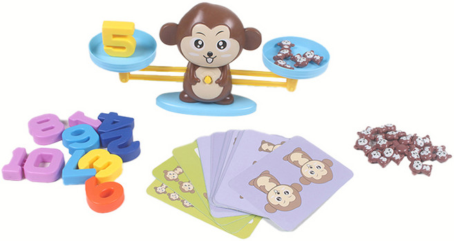 파파스토이 스마트 밸런스 숫자놀이 몽키, 1세트