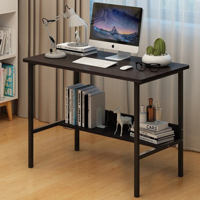 가팡 원목 컴퓨터 책상, 8번 블랙