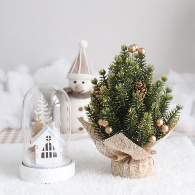 모리앤 미니트리 소 + 미니러그 + 겨울왕국 유리돔무드등 소, 혼합색상, 1개