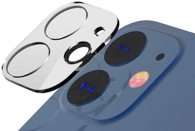 랩씨 카메라 렌즈 보호 강화유리 휴대폰 필름, 1개