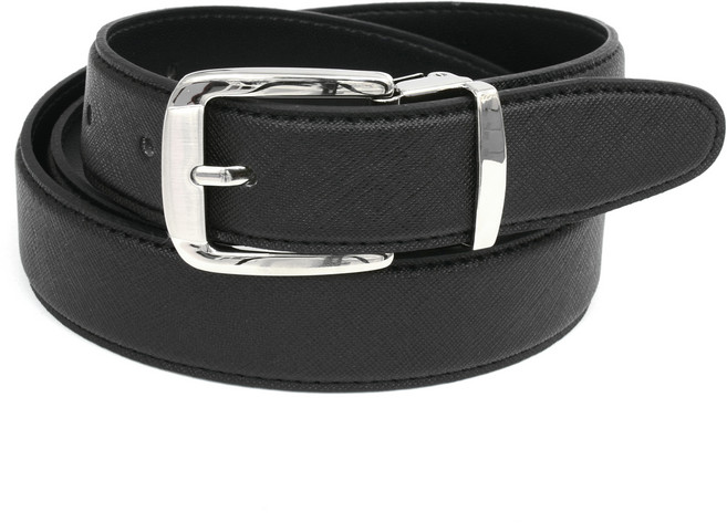 THOMAS VAILEY 圓形扣頭手動調節式正裝牛皮皮帶