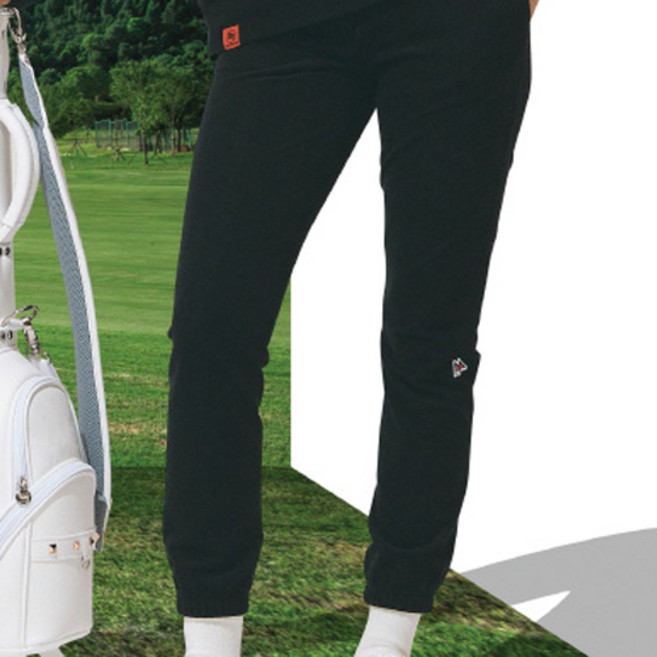 헤지스골프 남성용 더블플레그 코듀로이 조거팬츠 HUPA0D002BK