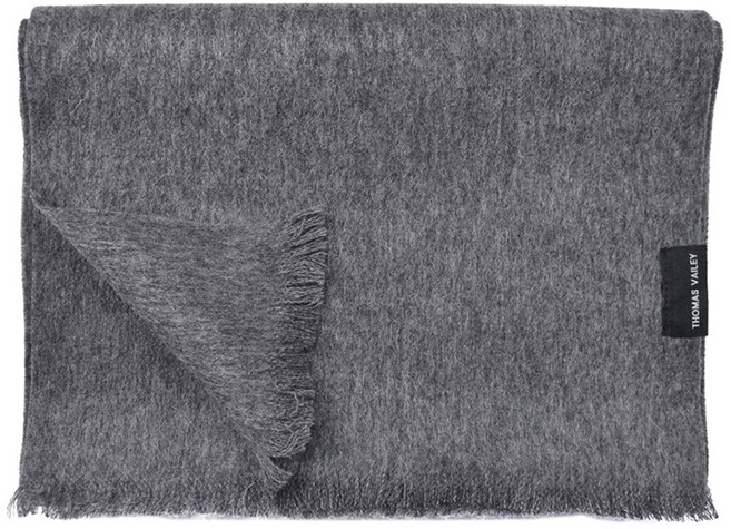 토마스베일리 캐시미어 블렌드 솔리드 울 머플러