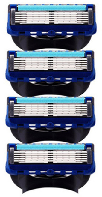 큐지오 질레트 호환용 프리미엄 면도날, 4개입, 1개