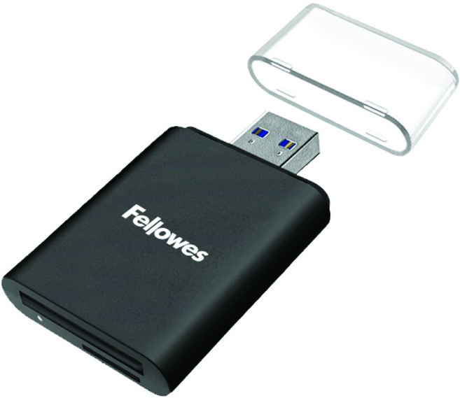 펠로우즈 USB 2 in 1 카드리더기, LXCR21, 혼합색상, 1개
