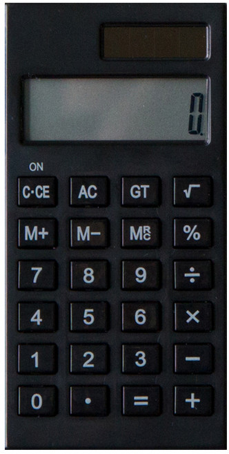 단순생활 미니 전자계산기 DS06015, 블랙, 1개