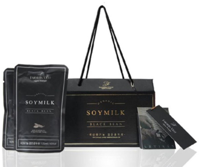 파머스빌 유기농 검은콩 두유, 135ml, 16개