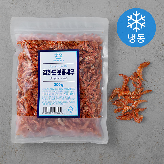 이어수산 강화도 분홍새우 (냉동), 200g, 1개입, 1개