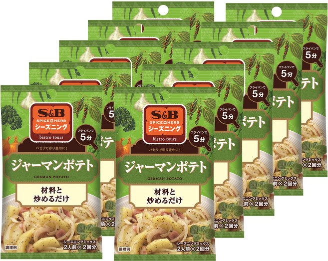 에스앤비 베이컨 저먼 포테이토용 시즈닝, 9g, 10개